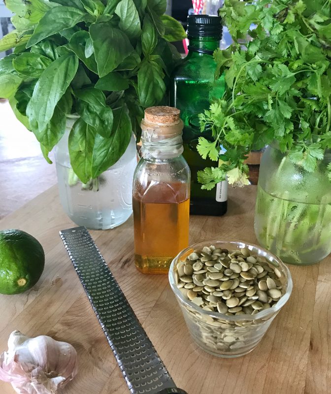 Scrambled Egg Tacos with Cilantro Lime Drizzle via LizsHealthyTable #eggenthusiast #eggsdinner