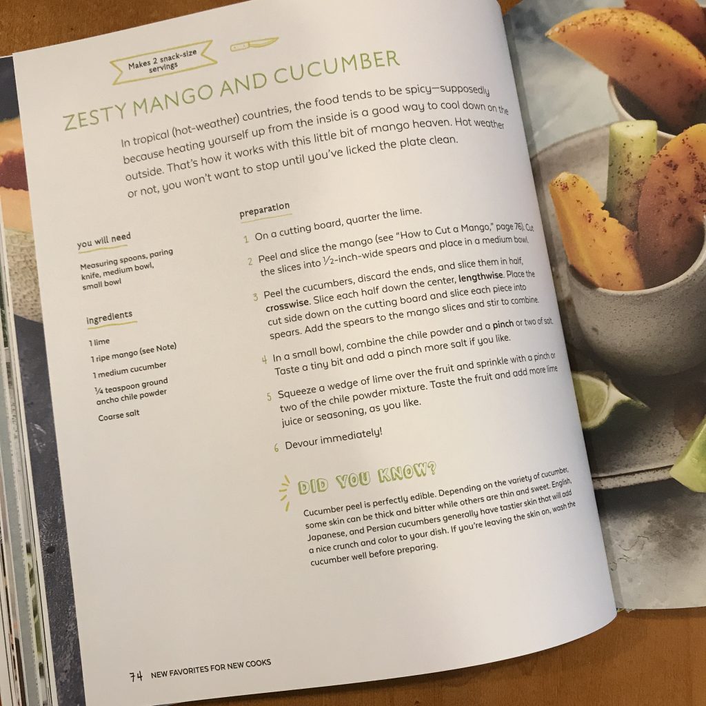 mango and cucumber salad