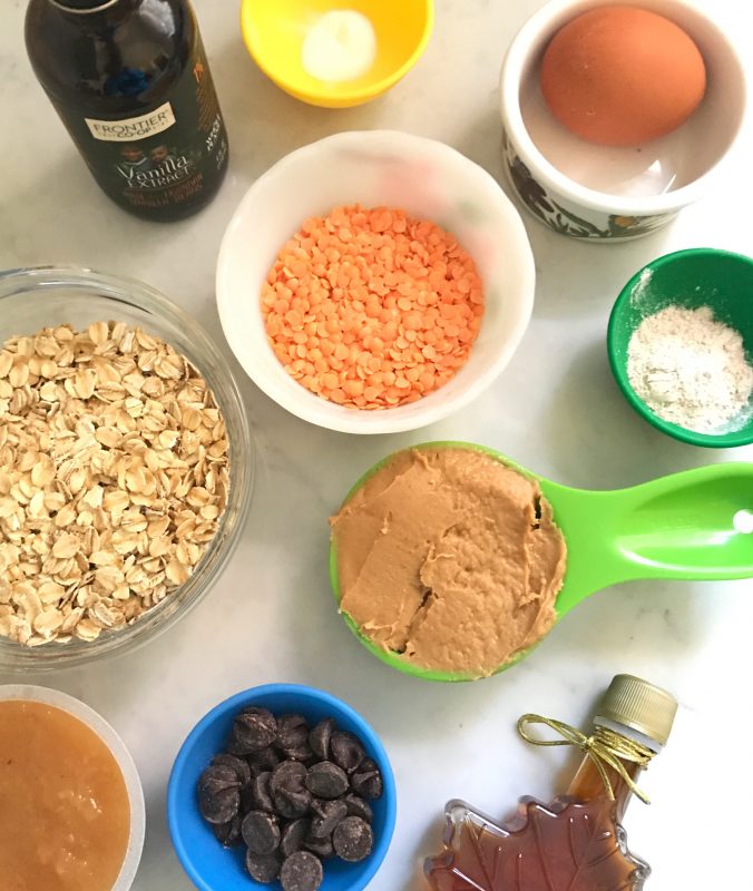 Red Lentil Snack Cookies via LizsHealthyTable.com 