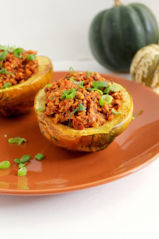 17 Stuffed Winter Squash Recipes via LizsHealthyTable.com