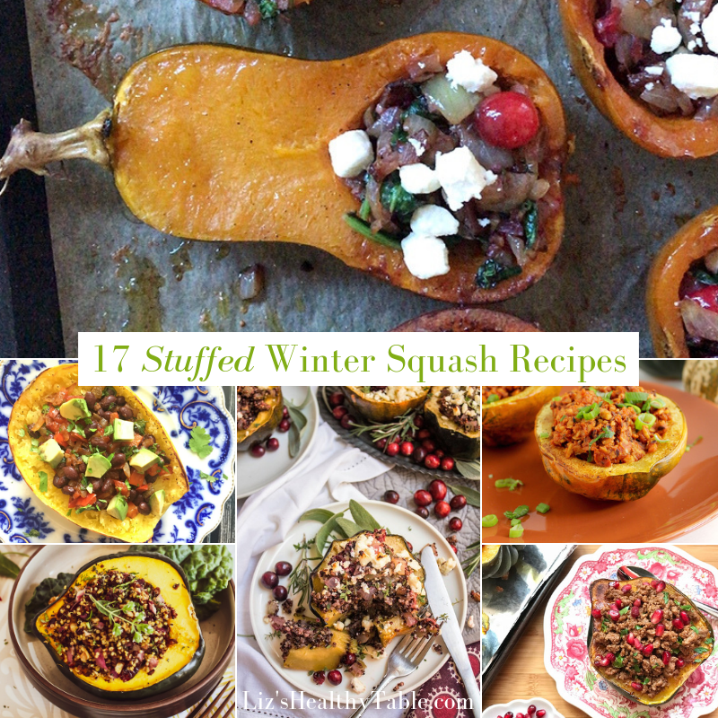 Stuffed squash recipes via lizshealthytable.com