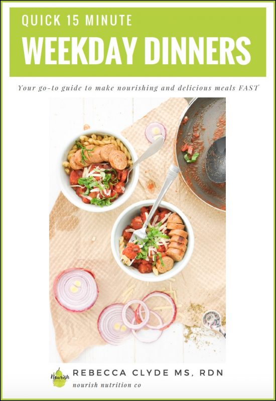 15 Minute Weeknight Dinners 