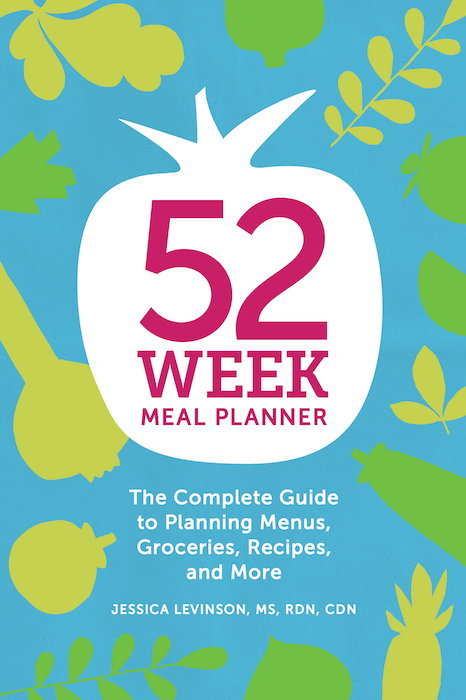 52 week meal planner by Jessica Levinson via lizshealthytable.com 