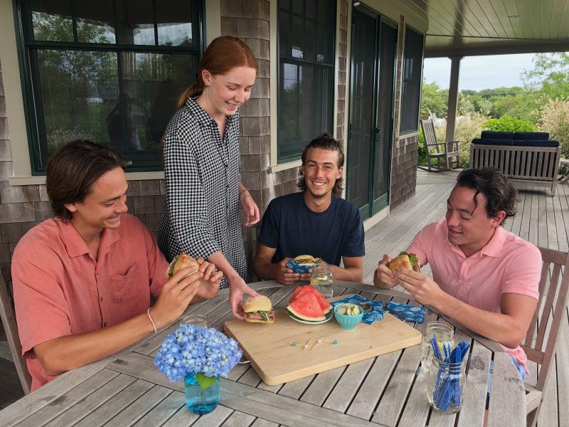 Roast beef sandwich via LizsHealthyTable.com