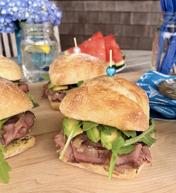 Roast Beef Sandwich via LizsHealthyTable.com