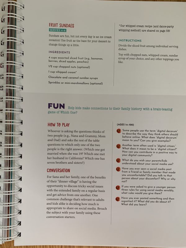 Eat, Laugh, Talk via lizshealthytable.com