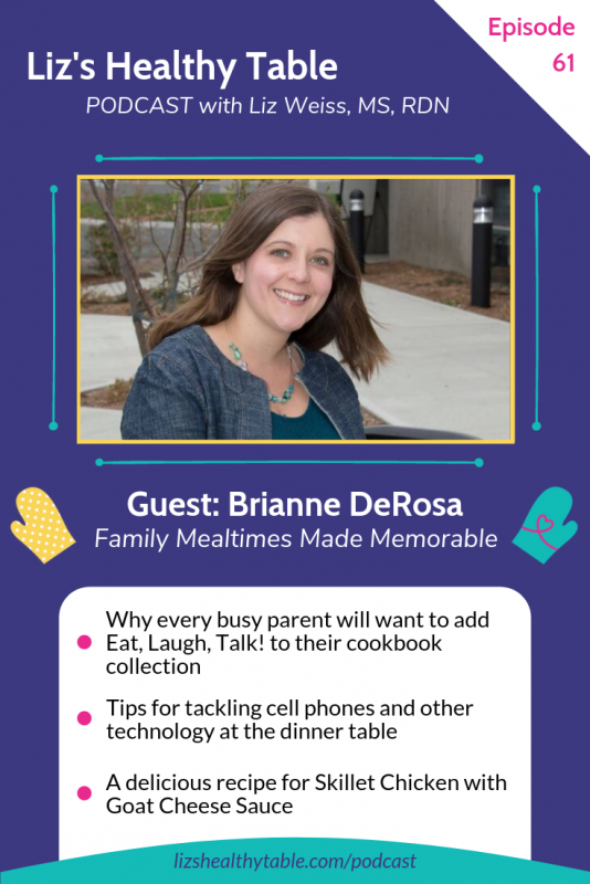 family meals via lizshealthytable.com #podcast