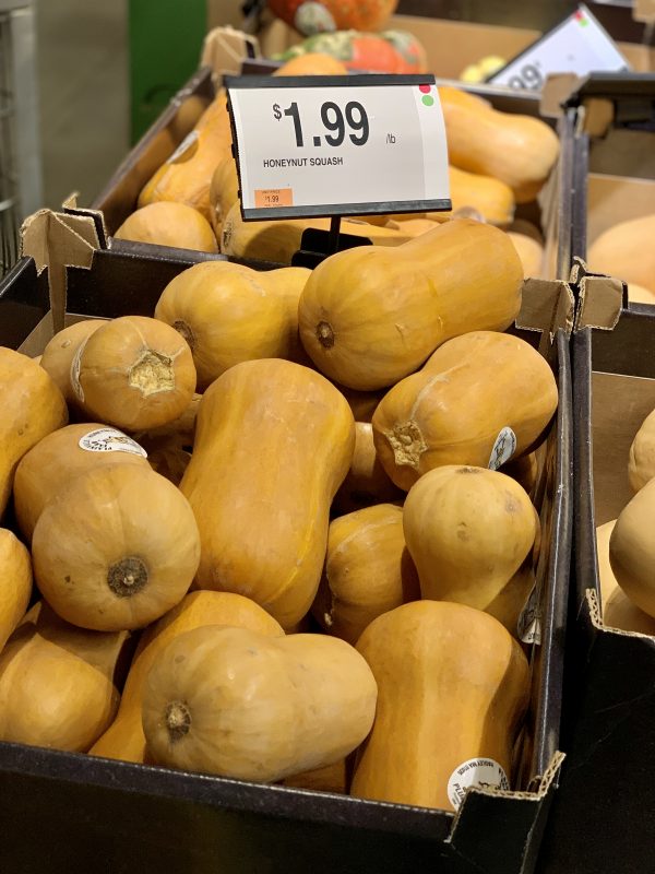 Honeynut Squash Stuffed with Mushrooms, Chickpeas, Pistachios & Cranberries via LizsHealthyTable.com #vegan #vegetarian