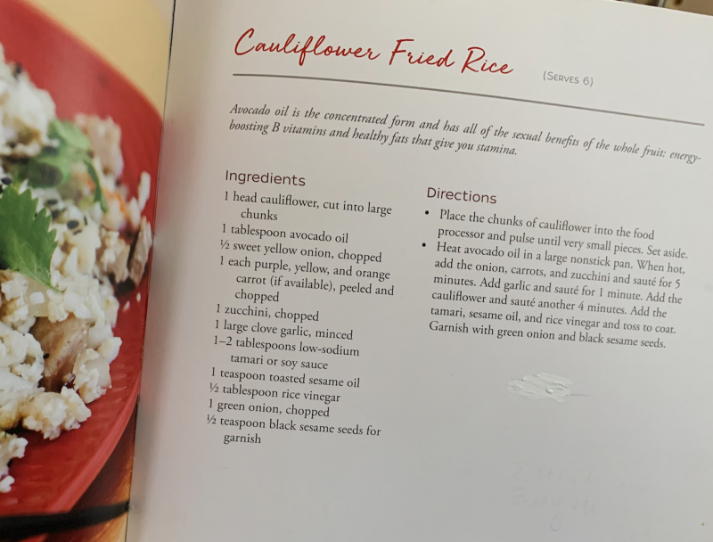 Cauliflower Fried Rice via lpzshealthytable.com