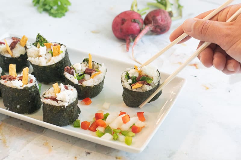 22 Recipes for BEEFSHI | Sushi Made With Beef via lizshealthytable.com 