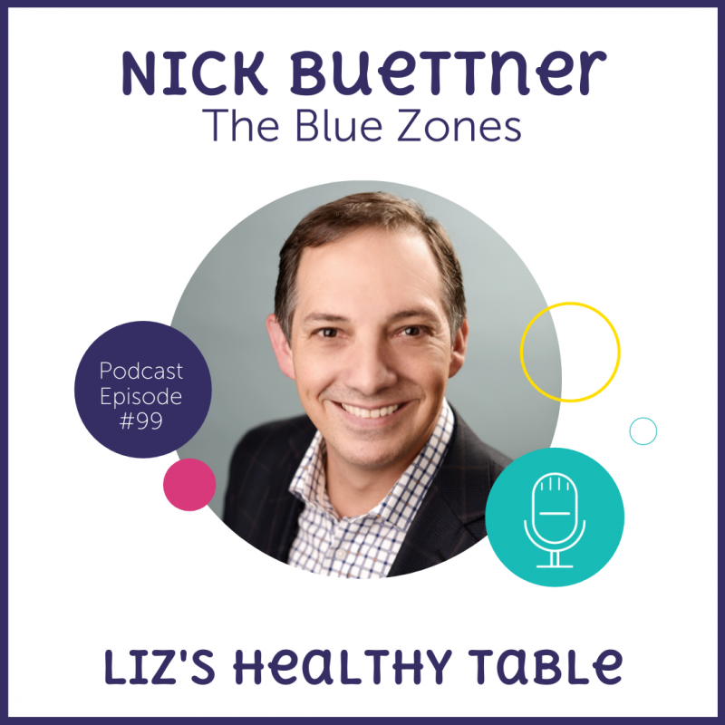The Blue Zones with Nick Buettner via lizshealthytable.com