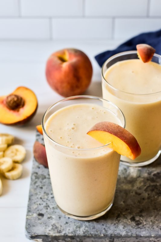 34 Peach Recipes for National Peach Month via lizshealthytable.com #peaches #nutrition
