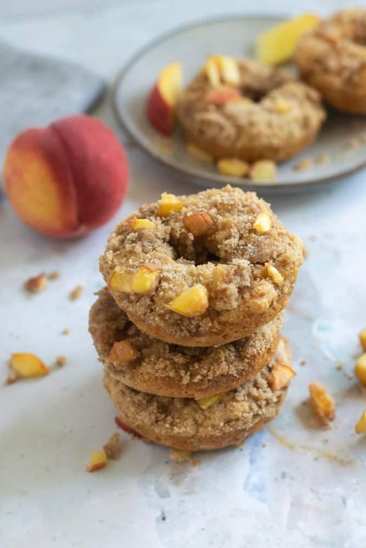 34 Peach Recipes for National Peach Month via lizshealthytable.com #peaches #nutrition