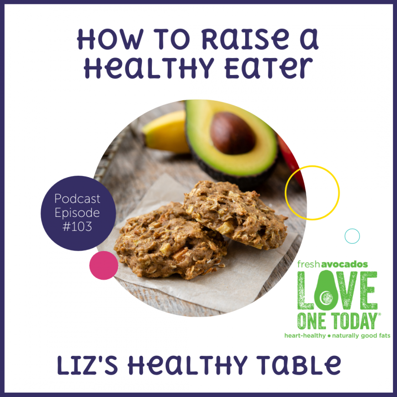 Liz's Healthy Table Podcast Episode 103: How to Raise a Healthy Eater