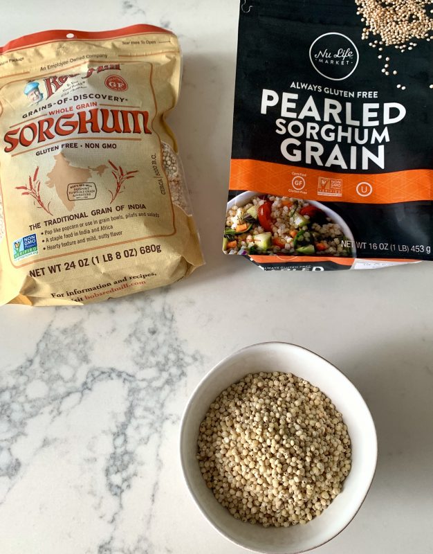 Roasted Pork Tenderloin with Chickpea Hummus, Herbed Sorghum, and Cumin-Honey Carrots via lizshealthytable.com