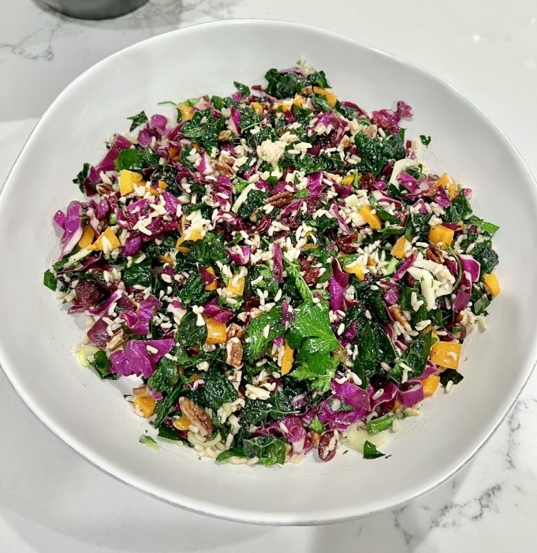 3 Salads and the BEST Homemade Olive Oil & Lemon Salad Dressing Recipe via lizshealthytable.com #salad