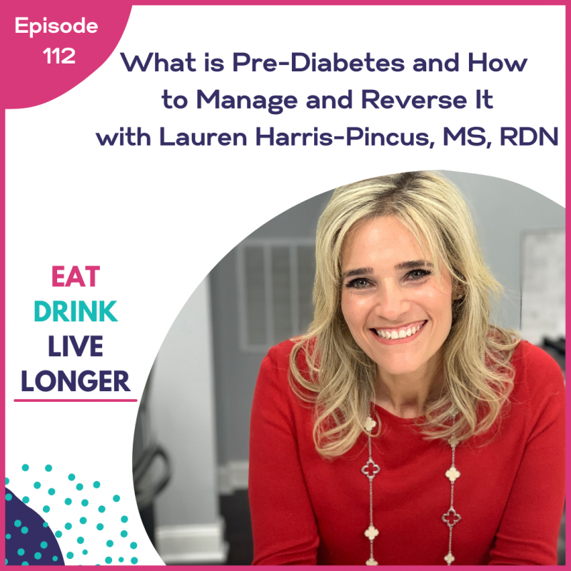 Pre-diabetes and how to manage and reverse it via lizshealthytable.com #podcast