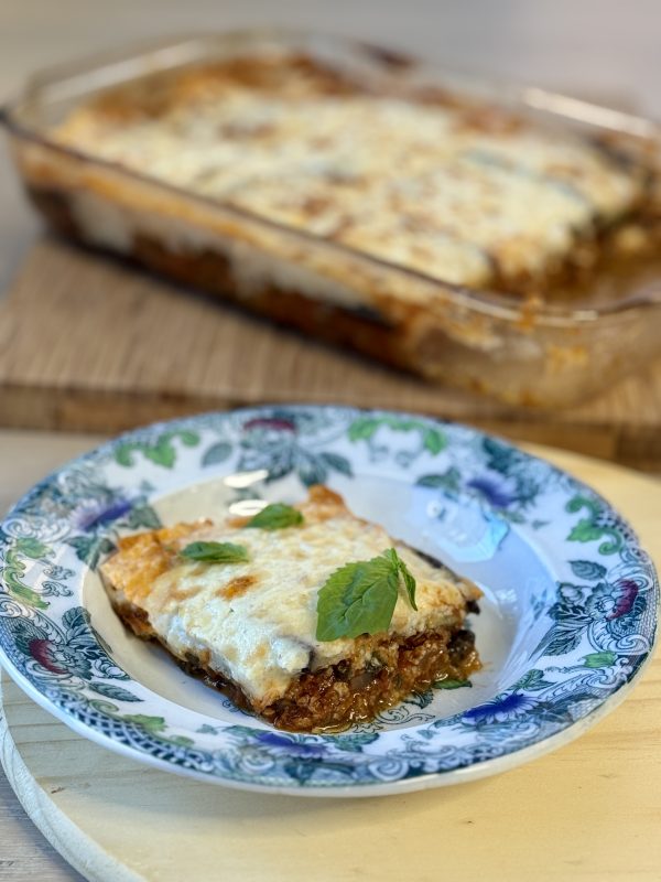 Light and Simple Moussaka via lizshealthytable.com