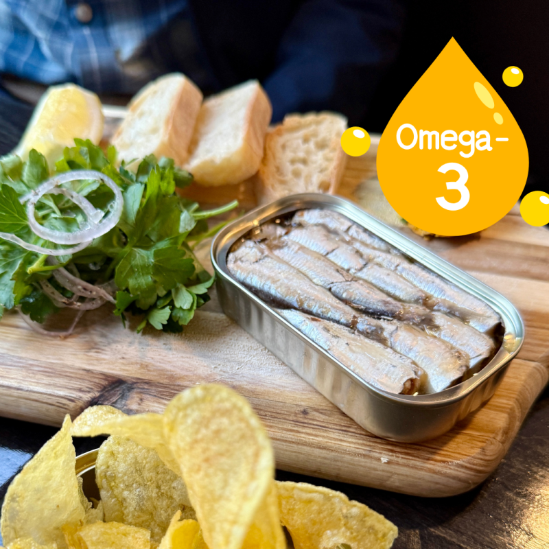 Omega-3 fatty acids and SMASH fish