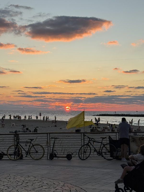 The beach at Tel Aviv