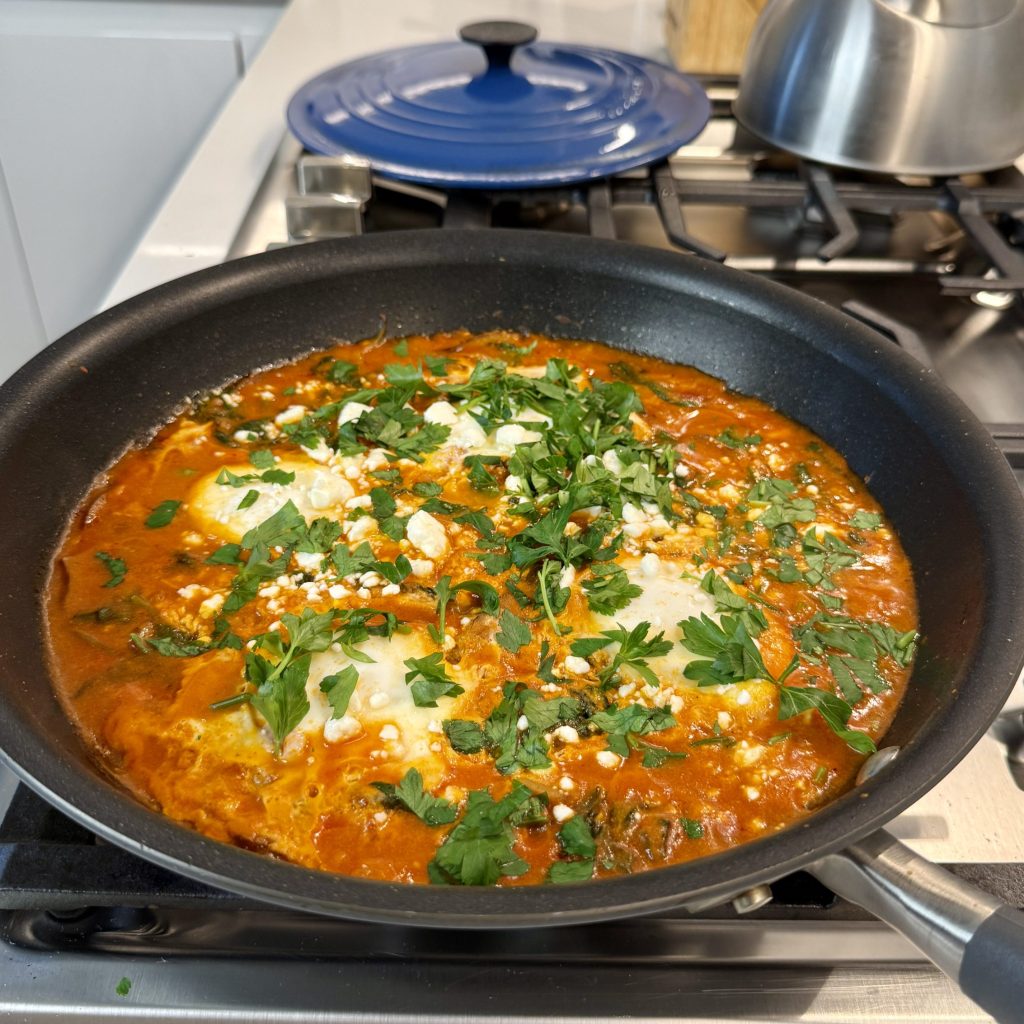Shortcut Shakshuka with just 6 ingredients
